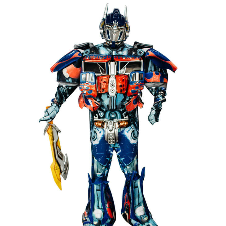 the entertainer optimus prime